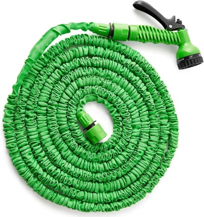 Tuinslangen - Flexibele Tuinslang - Uitrekbare Tuinslang- Tuinsproeier - Tuin Besproeien - Waterslang - Flexibel Elastisch - tuinbewatering - 30meter groen - inclusief sproeikop