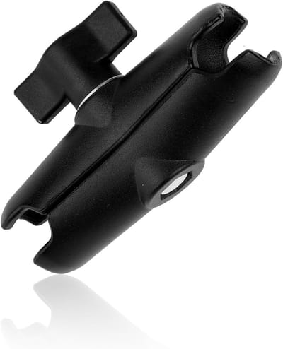Dubbele Socket Arm Bevestiging voor RAM Mount, 9.2cm Aluminium, Geschikt voor Fietsen en Vrachtwagens, Ideaal voor Telefoonhouders en 1" Ball Componenten