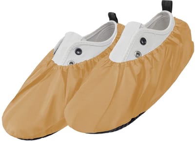 FEROCITY - Schoenovertrekken - Antislip, herbruikbaar - Unisex - Erwachsene - EU 38-45 - Polyester - Sinaasappel
