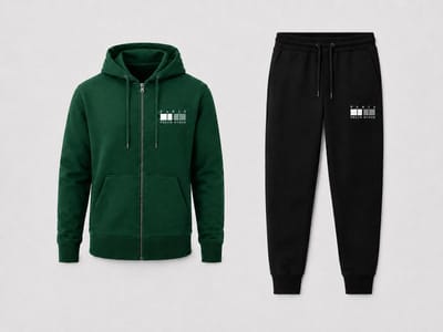 Vest Heren met Rits Groen - Vest met Capuchon - Voor Wandelen, Reizen & Dagelijks Gebruik - Paris Dream Maker - S