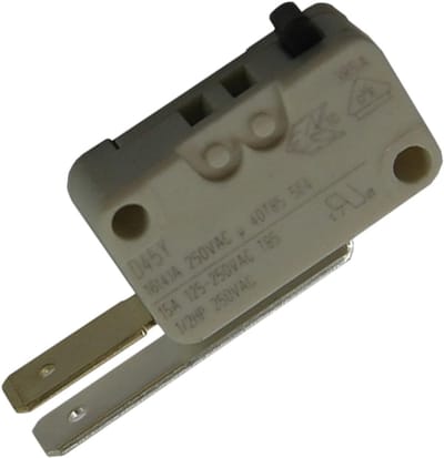 Micro Switch Vaatwasser - Schakelaar Onderdeel - Apparaat Reparatie - Origineel Onderdeel - Slim - Zwart