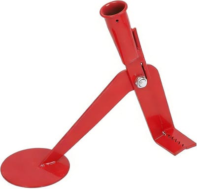 Onkruidtrekker Staand - Onkruidverwijderaar Tuin - Gazon Onderhoud - Diepe Wortel Verwijdering - 97 cm Steel - Rood