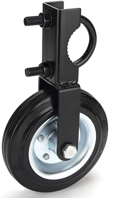 Poortwiel - Hulpwiel - Poorten Bewegen - Zwaar Belastbaar - 6 Inch - Zwart