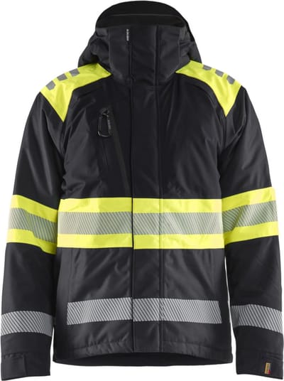 Blaklader 4480-1977 Winterjas High Vis - Zwart/High Vis Geel - 4XL