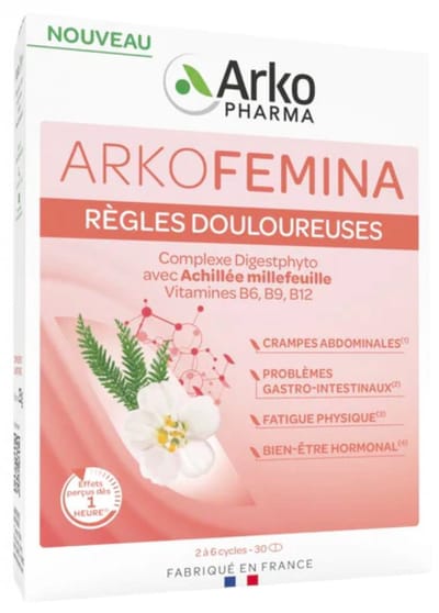Arkopharma Arko Femina Pijnlijke Menstruatie 30 Tabletten