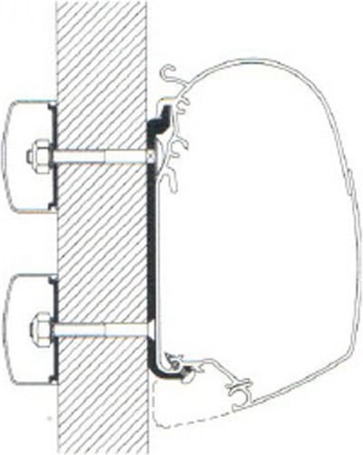 Thule Universele Luifel Adapter voor Omnistor 4900 / 5200 / 8000 Set