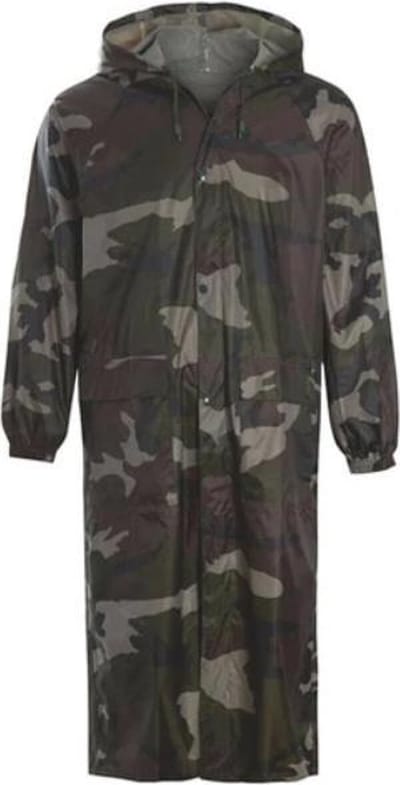 JC Blue Trenchcoat – Camouflage – Regenjas dames – Regenjas Heren - waterdicht - Maat XXL