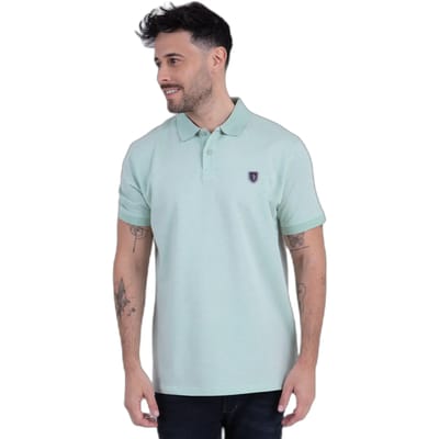 Polo in fantasied stof Camberabero