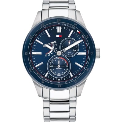 Tommy Hilfiger TH1791640 Horloge  - Staal - Blauw - Ø  44 mm