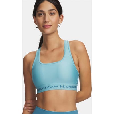 Under Armour Crossback Mid Sport-bh Dames-blauw, blauw