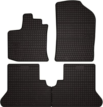 Wielganizator SolidPRO - Automattenset - Voor Dacia Dokker 2013-2021 - Zwart - Rubber