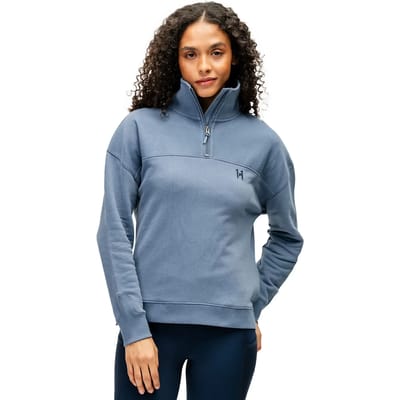 Demi-zip sweatshirt paardrijden dames Horseware Vitality