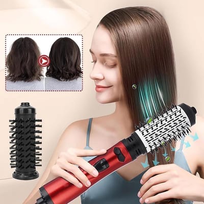 3-in-1 Draadloze Haarstyler met Draaifunctie voor Krullen, Rechtstrekken en Drogen - Professionele Haarverzorging voor Thuisgebruik - Geschikt voor Alle Haartypen - Snelle Styling in Één Stap
