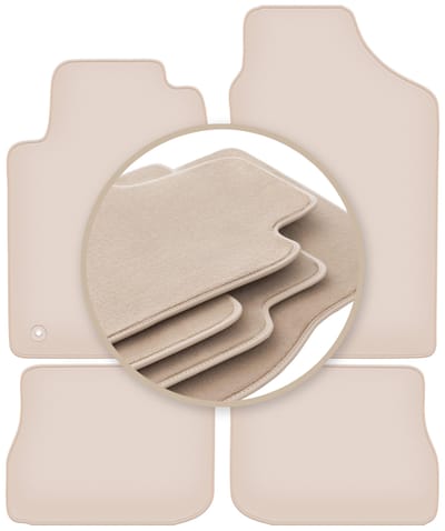 PREMIUM beige matten voor: Peugeot 605 sedan 1989-1999
