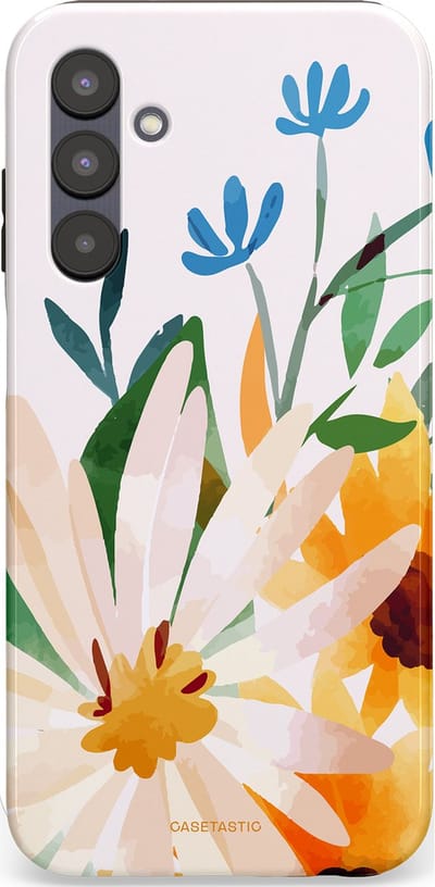 Casetastic Hoesje Geschikt voor Samsung A25 - Stijlvolle Beschermende Duo-layer Case - Veld vol zon