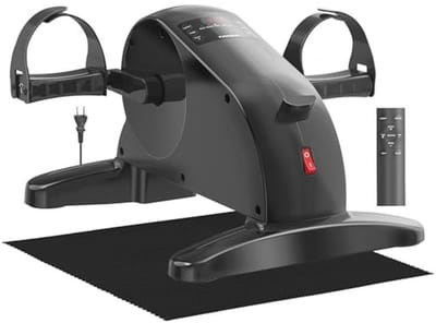 Mini elektrische hometrainer met 12 snelheidsniveaus voor benen en armen