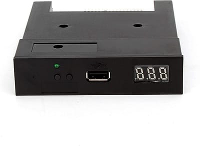 Emulator voor 3.5 Inch Floppy Drives, USB Floppy Drive met 1.44MB Capaciteit, Geschikt voor Muziektoestellen en Elektronische Orgels, Zwart