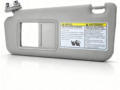 Dailygoods- Zonneklep 100% Nieuw - Zonneklep Auto - Links - Geschikt voor RAV4 2006-2009 - ABS - Onderdeelnummer 74320-42501-B2 - Zonneklepje