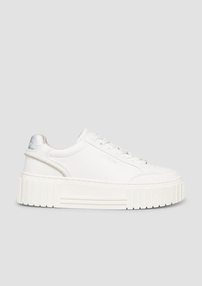 s.Oliver - female - Trainers met plateauzool en leo-detail