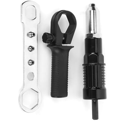 Klinknagelpistool Adapter Inzetstuk Set Duurzaam Hoge Hardheid Legeringsstaal Elektrisch Handgereedschap