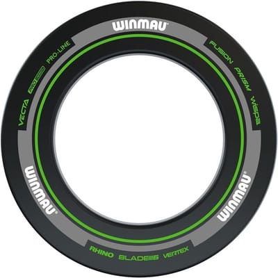 Dartbord Surround - Wandbescherming - Dartspel Beschermen - Schuim met Hoge Dichtheid - Standaard Maat - Zwart Groen