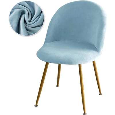 1 Stuk Effen Kleur Velvet Eetkamerstoelhoes Duckbill Elastische Stoelhoes Vuilbestendige Zitbeschermer voor Woonkamer Keuken