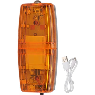 LED Veiligheidswaarschuwing Schouderlicht Zwaartekrachtinductie Mini Noodstroboscooplicht met Clip voor geel