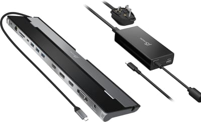 j5create JCD543P-EN USB-C Triple Display Docking Station met 100W PD Adapter - EU
