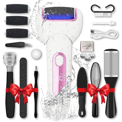 Elektrische Eeltverwijderaar - Waterbestendig - Professionele Eelt verwijderaar - Waterproof - Callus remover MS-5699 - voetvijl - Eeltrasp - Eeltvijl voeten - gratis pedicure set - - USB Oplaadbaar - Eeltverwijderaars - Eeltschraper - Eeltmesjes