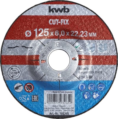 KWB Cut-Fix Afbraamschijf - Metaal - Ø 125 x 6 mm