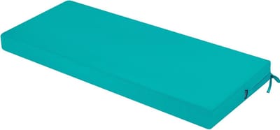 Bankkussen voor buiten - Zitkussen tuin - Comfortabel zitten - Waterdicht schuim - 150 x 50 cm - Hemelsblauw