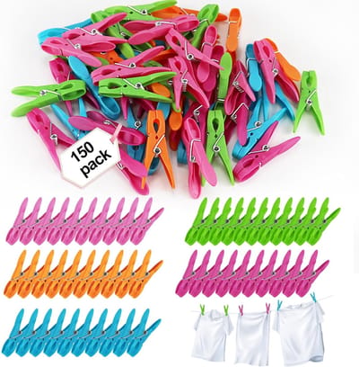 Wasknijpers, antislip, vuilafstotend, winddicht en antislip, voor kleerhangers, wasrek