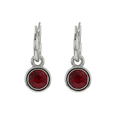 Biba Hang Oorbellen met Swarovski Steentje Siam