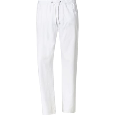 Jan Vanderstorm herren Jeans Met Elastische Band - 33 - wit - Plus Size