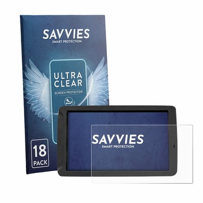 Savvies - Screenprotector voor BMW Motorrad Navigator V 5 - Folie Beschermfolie transparant 18 Stuks