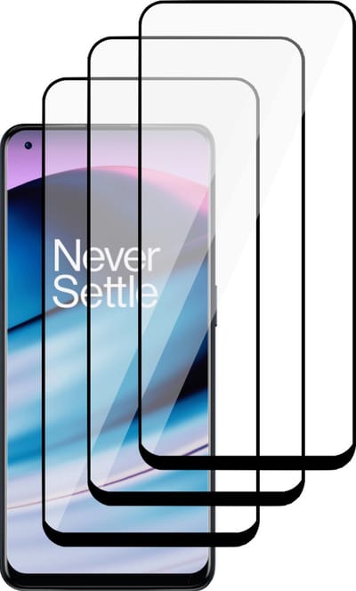 Screenprotector geschikt voor OnePlus Nord N20 - Gehard Glas Beschermglas Tempered Glass Volledig Dekkende Screen Protector - 3 Stuks