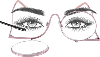 Make-up bril - Leesbril - Make-up aanbrengen - Draaibare lens - Vergroot details - Transparant