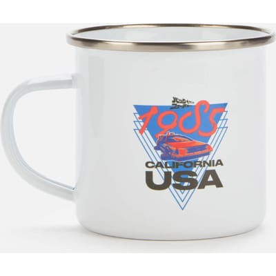Back to the future Enamel Mok - Wit