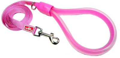 Wigzi Standard Gel Hondenriem - S - Roze - 180 x 15 mm