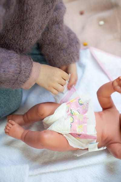 ASI DREAMS Poppen Accessoires - Poppen Verzorgingsset Met Potje - Roze