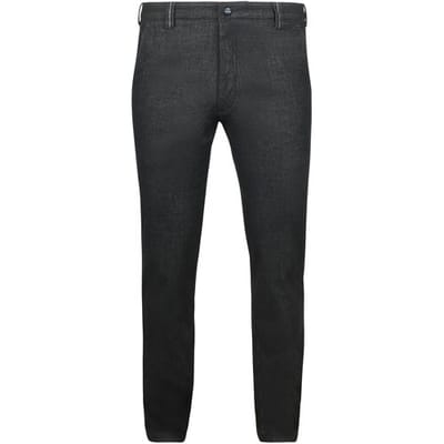 Meyer Broek Bonn Active Jersey Look Flat-Front Chino Donker Blauw / male