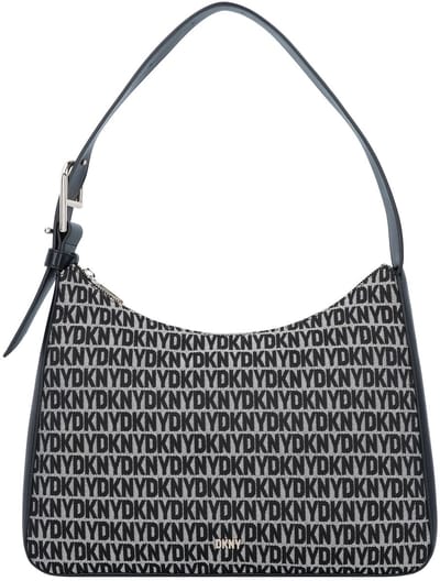 DKNY Schoudertas Handtas Deena Hobo Bag BK Logo - BK Zwart