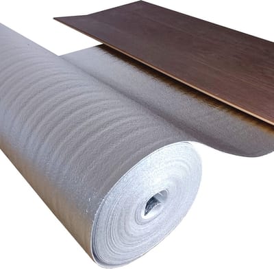Impact Geluidsisolatie en Dampscherm voor Vloeren - 75 m² - 2 mm Dik PE-schuim voor Laminaat en Parket