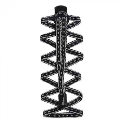 BTTLNS Snelveters - Ultragrip - Duurzaam - Reflecterende snel veters - multi-inzetbaar - Gemakkelijk in gebruik - Triathlon - Hardlopen - Extra zichtbaarheid en veiligheid - Momentum 1.0 - Zwart