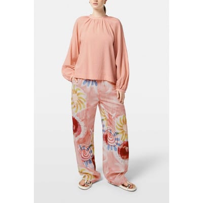 Scotch & Soda Bow Detail Top Peach Pink Taglia: 36 | Maglie a manica lunga Outlet | Donna | Arancia