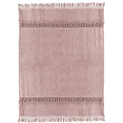 Unique Living - Plaid Saba 130x180cm Old Pink