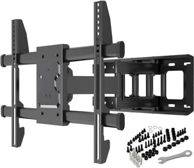 RWB® TV Beugel Draaibaar en Kantelbaar - TV Beugel Draaibaar - TV Beugel Kantelbaar - 32 tot 80 Inch - tot 60 kg - Zwart - 45cm x 23cm x 8cm