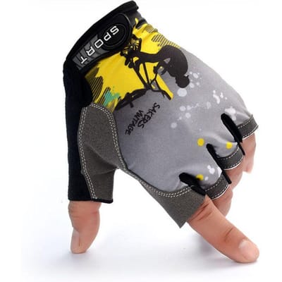 Halfvinger Fietshandschoenen Antislip Gel Pad Ademend Motorfiets MTB Racefiets Handschoenen M