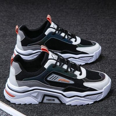Chaussures de sport pour hommes, chaussures de course décontractées à la mode, chaussures de sport légères et respirantes à coussin d'air pour l'extérieur, chaussures de Jogging 41