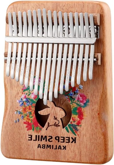 Duimpiano - Vingerpiano Muziekinstrument - Muziek Maken - Geprägte Noten - 17 Toetsen - Konijntje